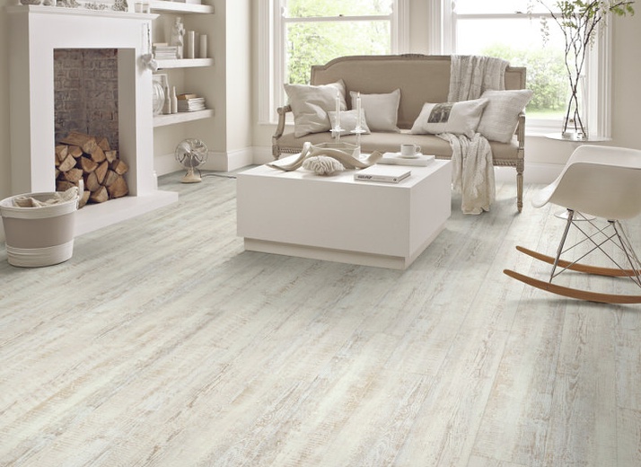 Style: Knight Tile (KP105 White Painted Oak) by Karndean Design Flooring